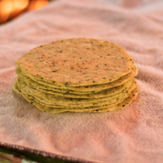 Tortillas de Maíz con Chaya (12 Piezas)