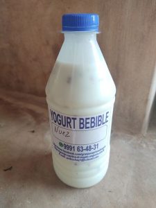 Yogurt bebible de cabra con nuez (350ml)