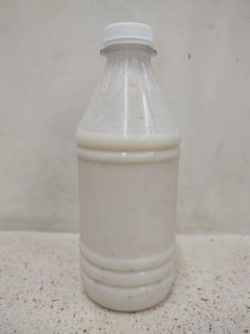 Yogurt bebible con fresas (350 ml)