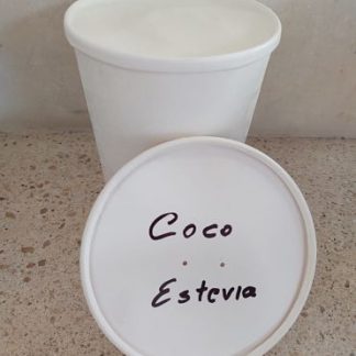 Helado de coco (endulzado con stevia) L